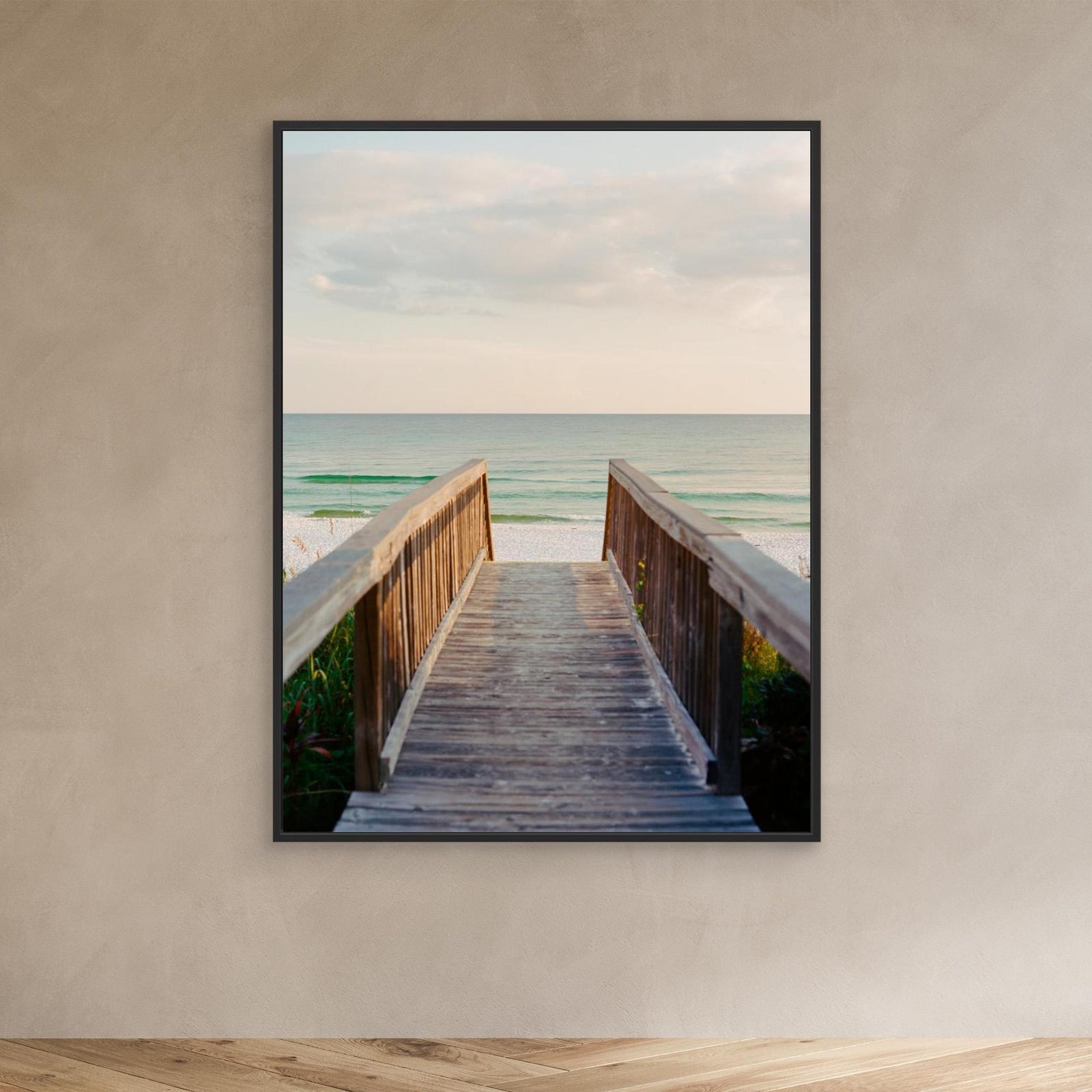 Canvas Print - Pastel Ocean Sunset VIII by Bethany Young