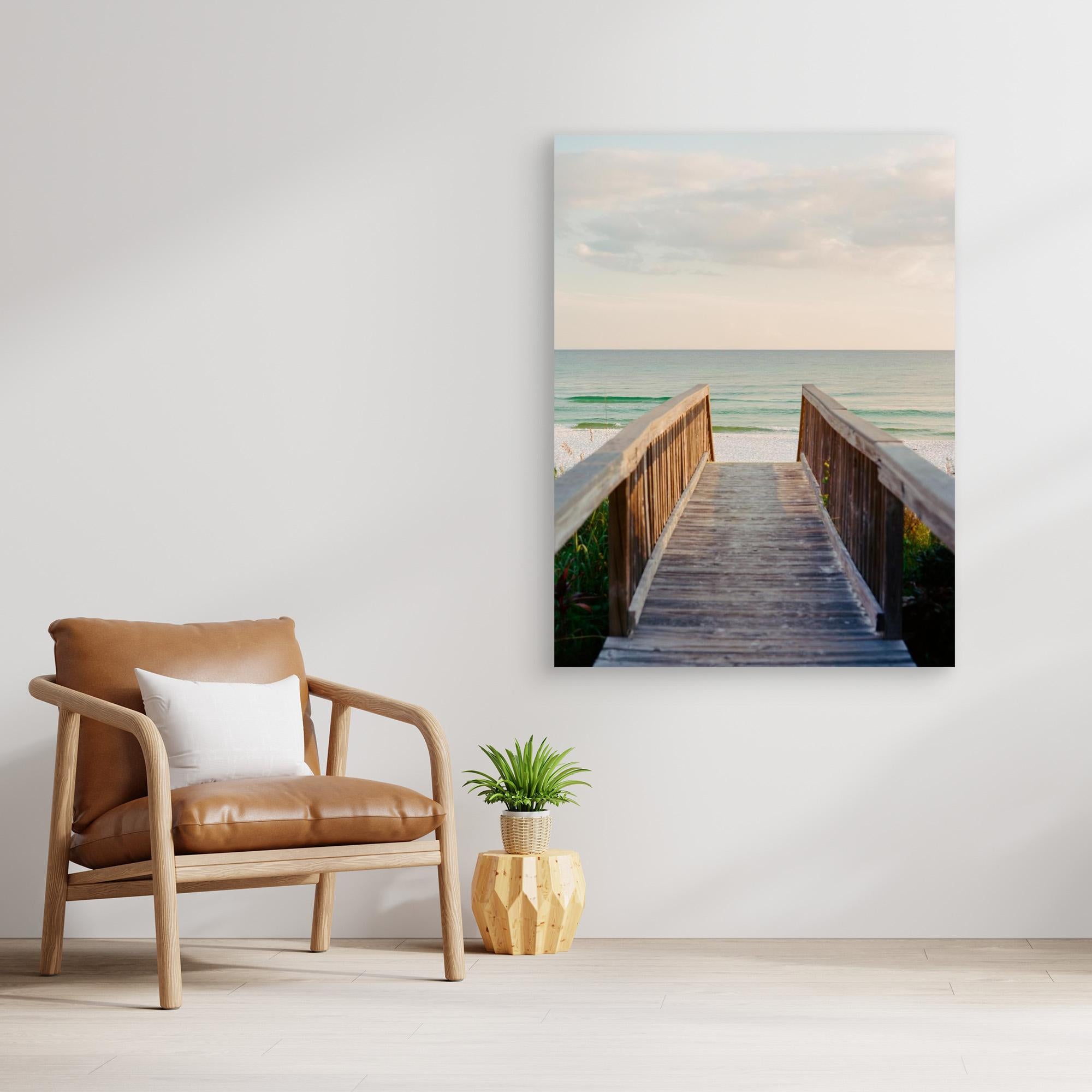 Canvas Print - Pastel Ocean Sunset VIII by Bethany Young