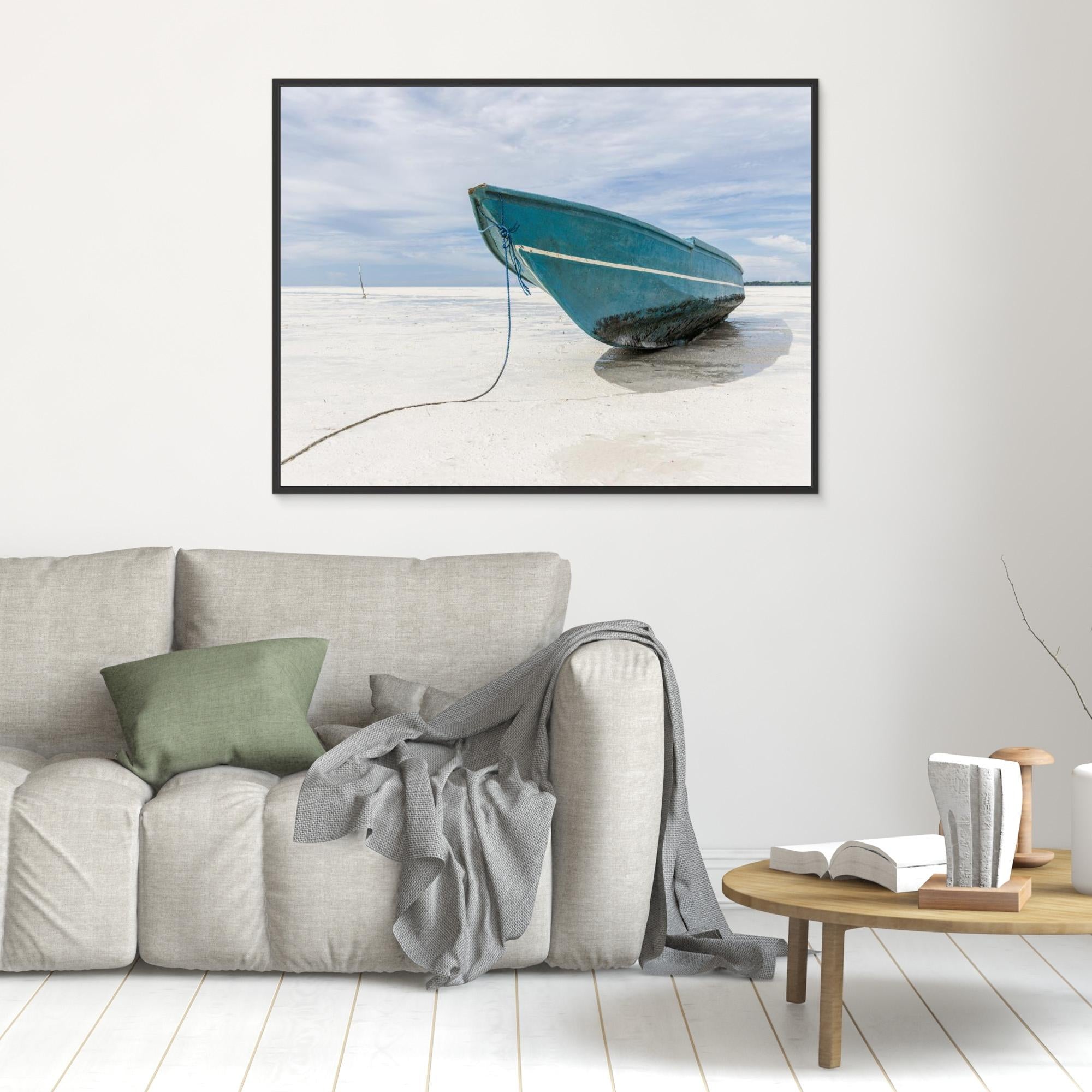 Canvas Print - Boat at the Beach by Photolovers