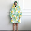 Pineapple Delight Wearable Blanket Hoodie