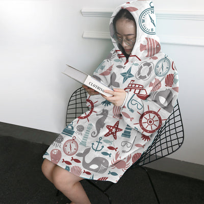 Nautilus Wearable Blanket Hoodie