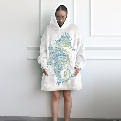 Sugar Seahorse Wearable Blanket Hoodie