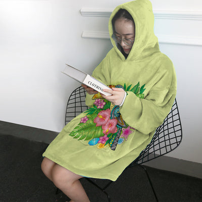 Toucan Delight Wearable Blanket Hoodie