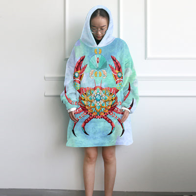 The Royal Crab Wearable Blanket Hoodie