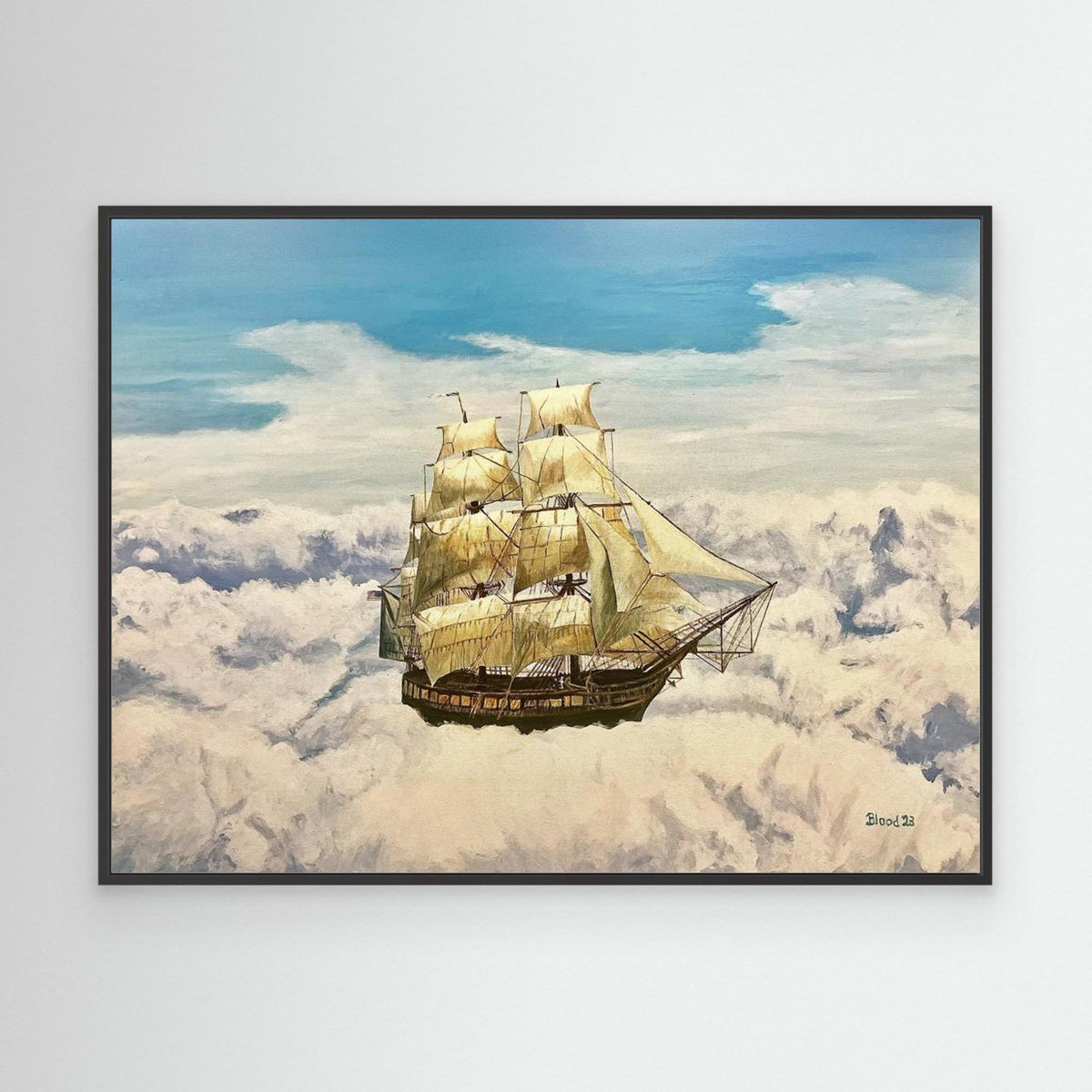 Canvas Print - Sky Sailing by Tom Blood