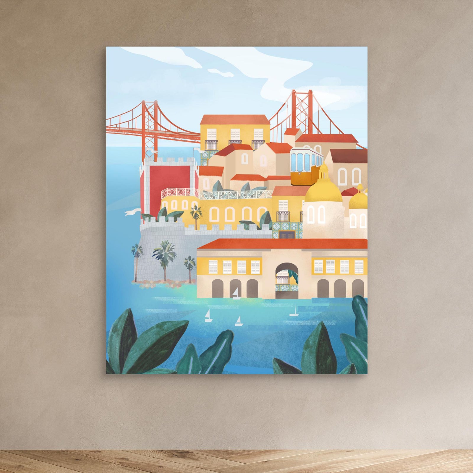 Canvas Print - Lisbon by Petra Lizde