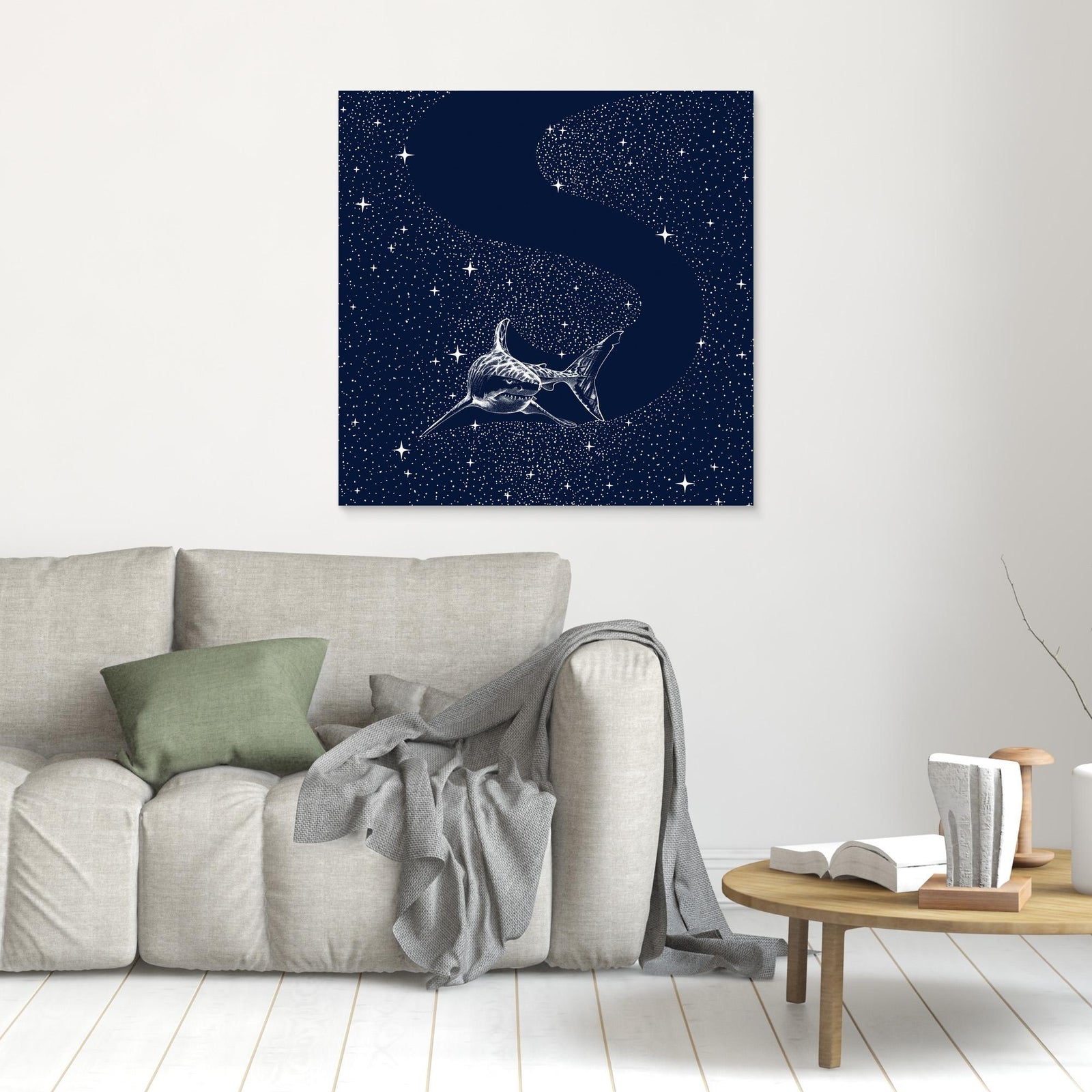 Canvas Print - Starry Shark by Alirıza çakir