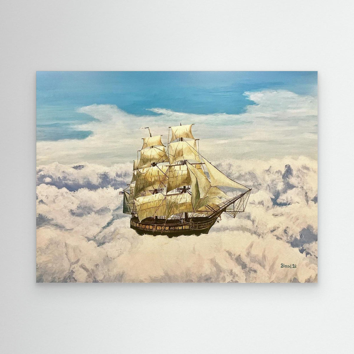 Canvas Print - Sky Sailing by Tom Blood
