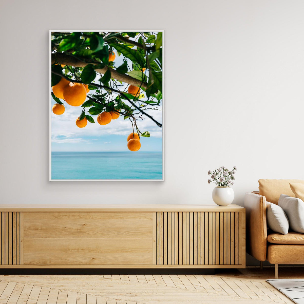 Canvas Print - Amalfi Coast Oranges IV by Bethany Young