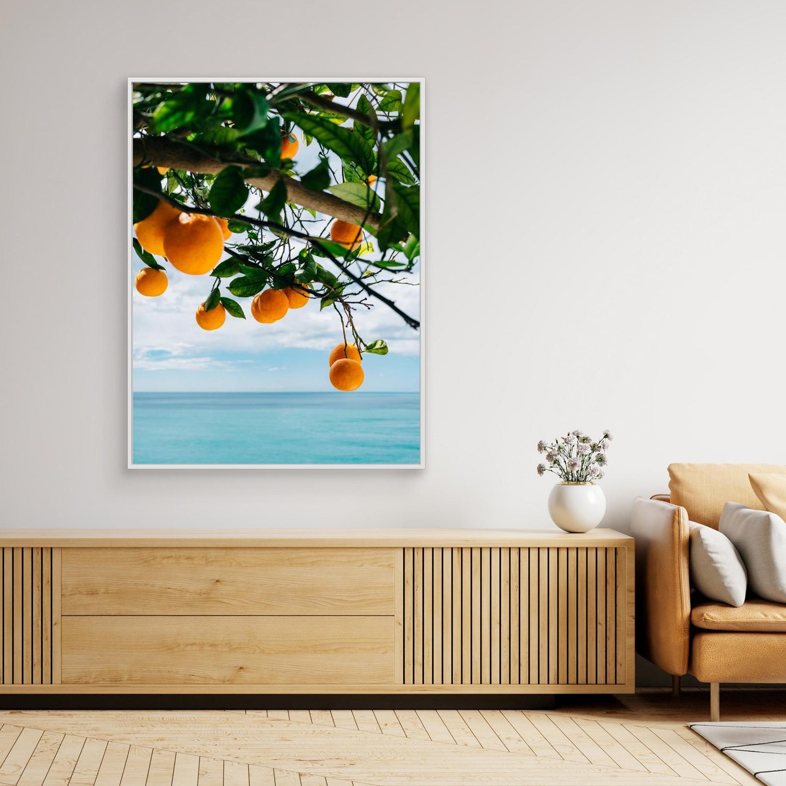 Canvas Print - Amalfi Coast Oranges IV by Bethany Young
