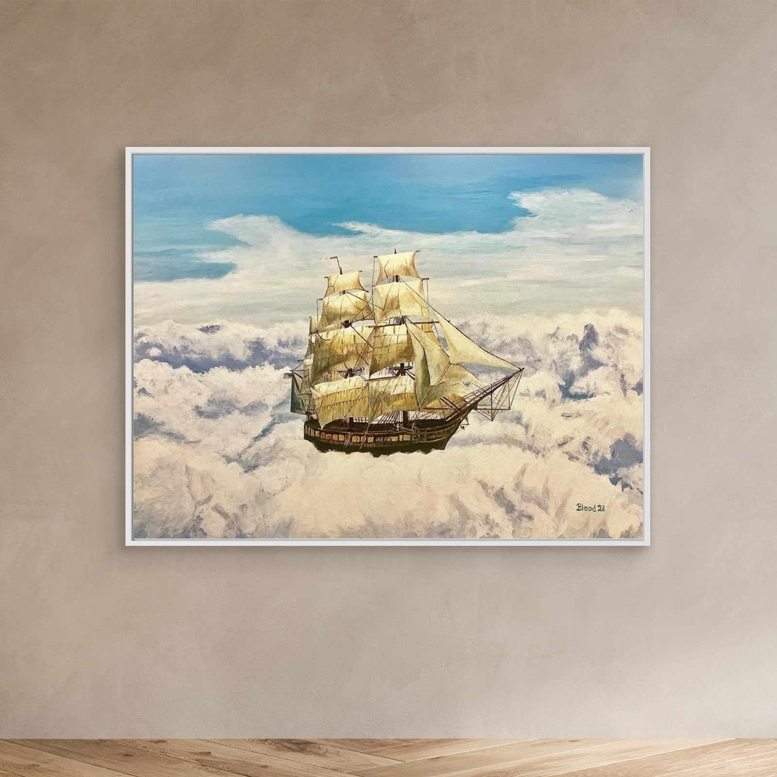 Canvas Print - Sky Sailing by Tom Blood