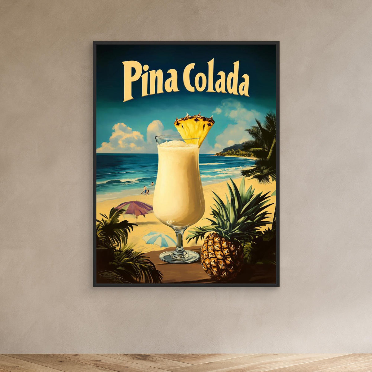 Canvas Print - Pina Colada Vintage by Andreas Magnusson