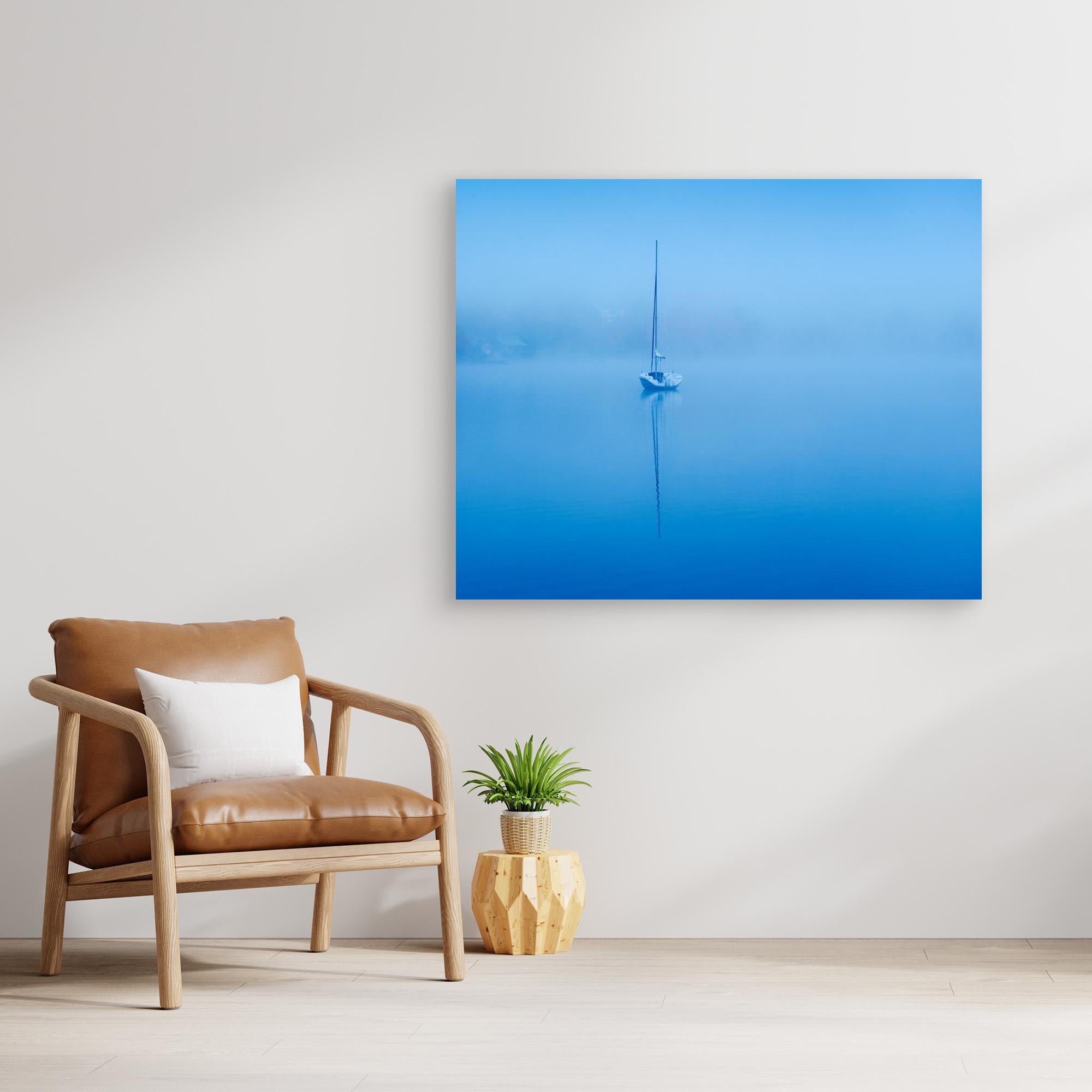 Canvas Print - Peaceful Blue Morning by David H Yang
