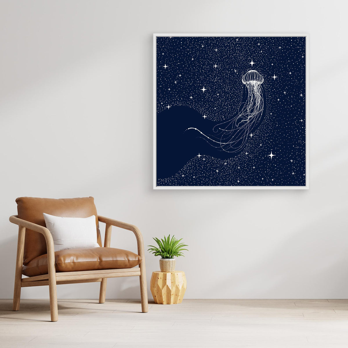 Canvas Print - Starry Jellyfish by Alirıza çakir