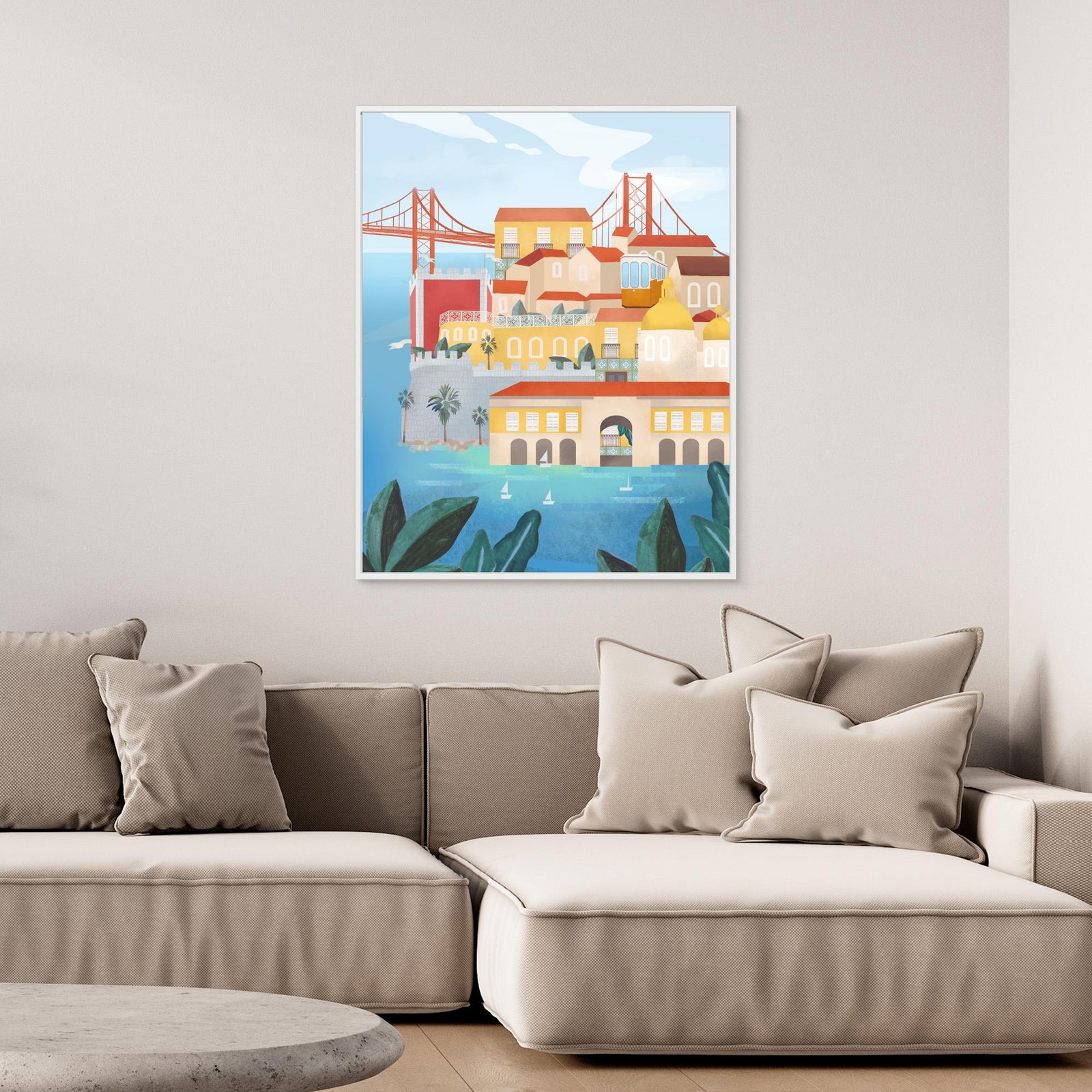 Canvas Print - Lisbon by Petra Lizde