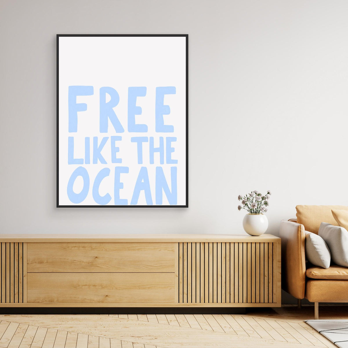 Canvas Print - Free like the Ocean by Athene Fritsch