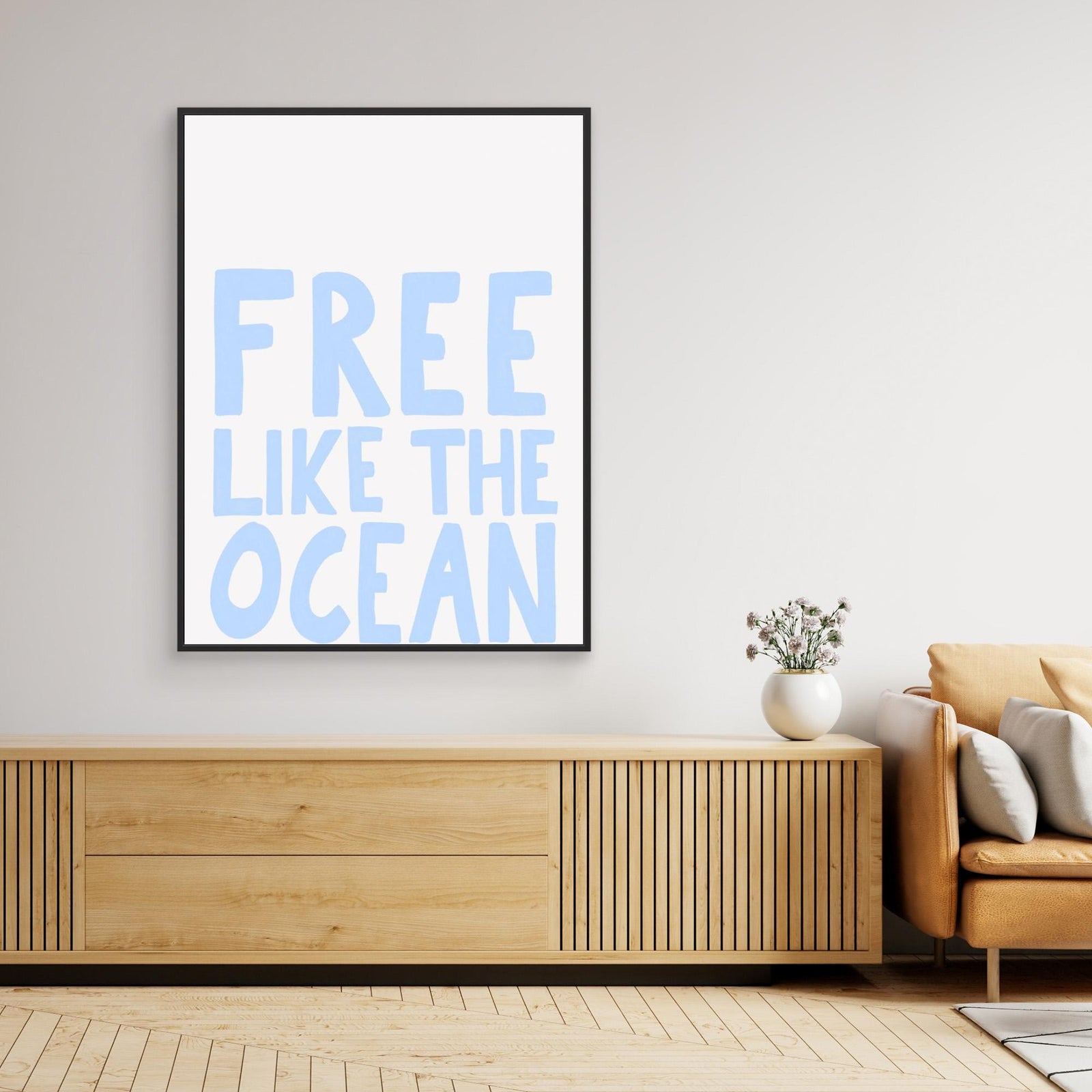 Canvas Print - Free like the Ocean by Athene Fritsch