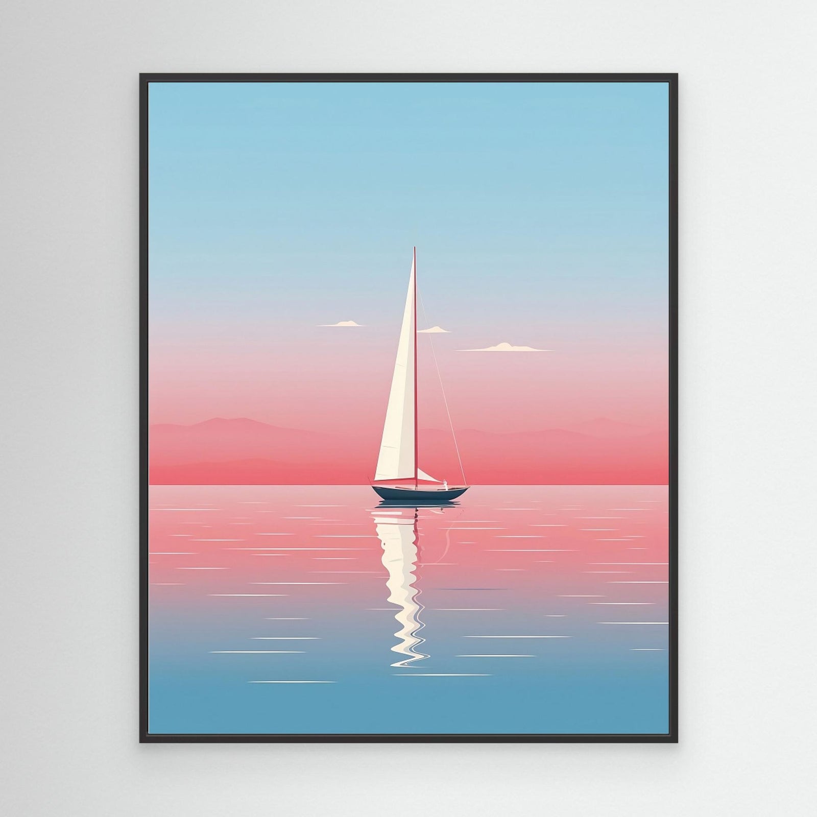 Canvas Print - Sailing In Peace by Emiliano Deificus
