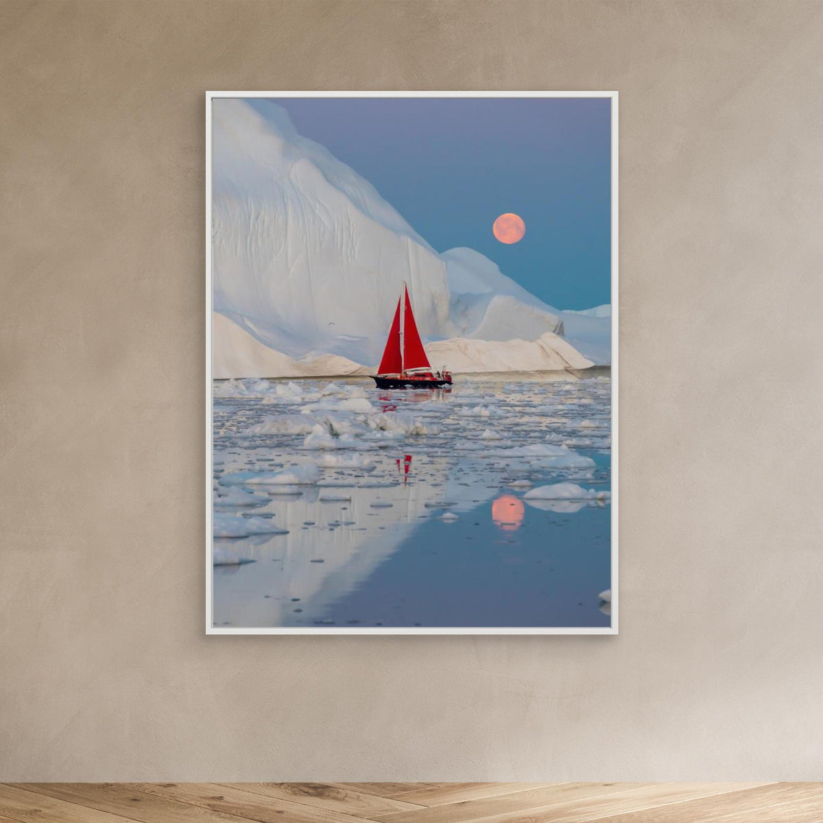 Canvas Print - Greenland Night by Marc Pelissier