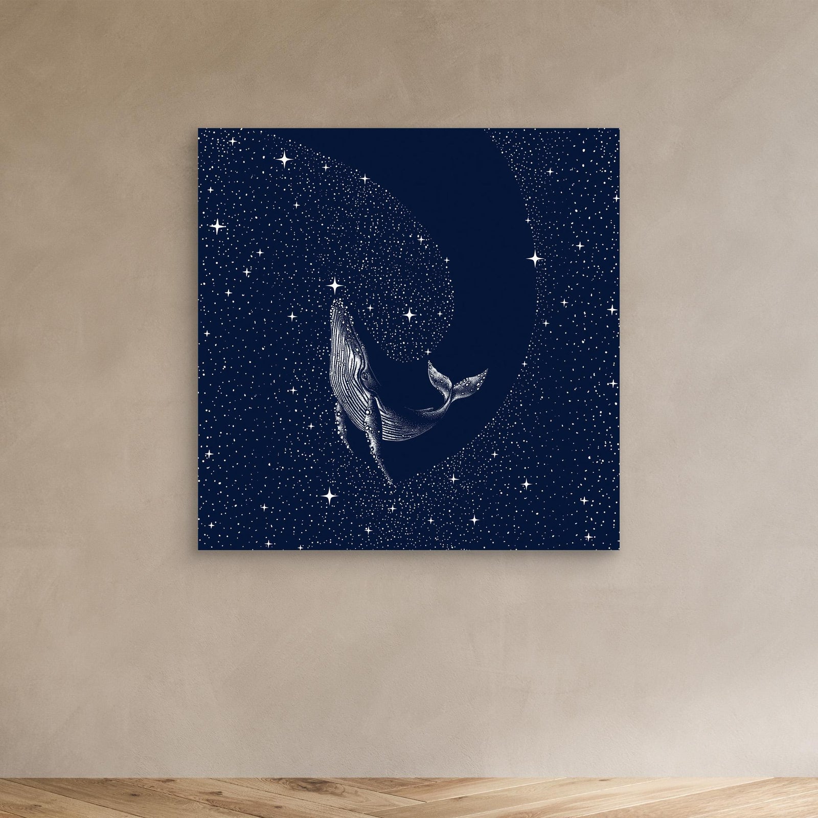 Canvas Print - Starry Whale by Alirıza çakir