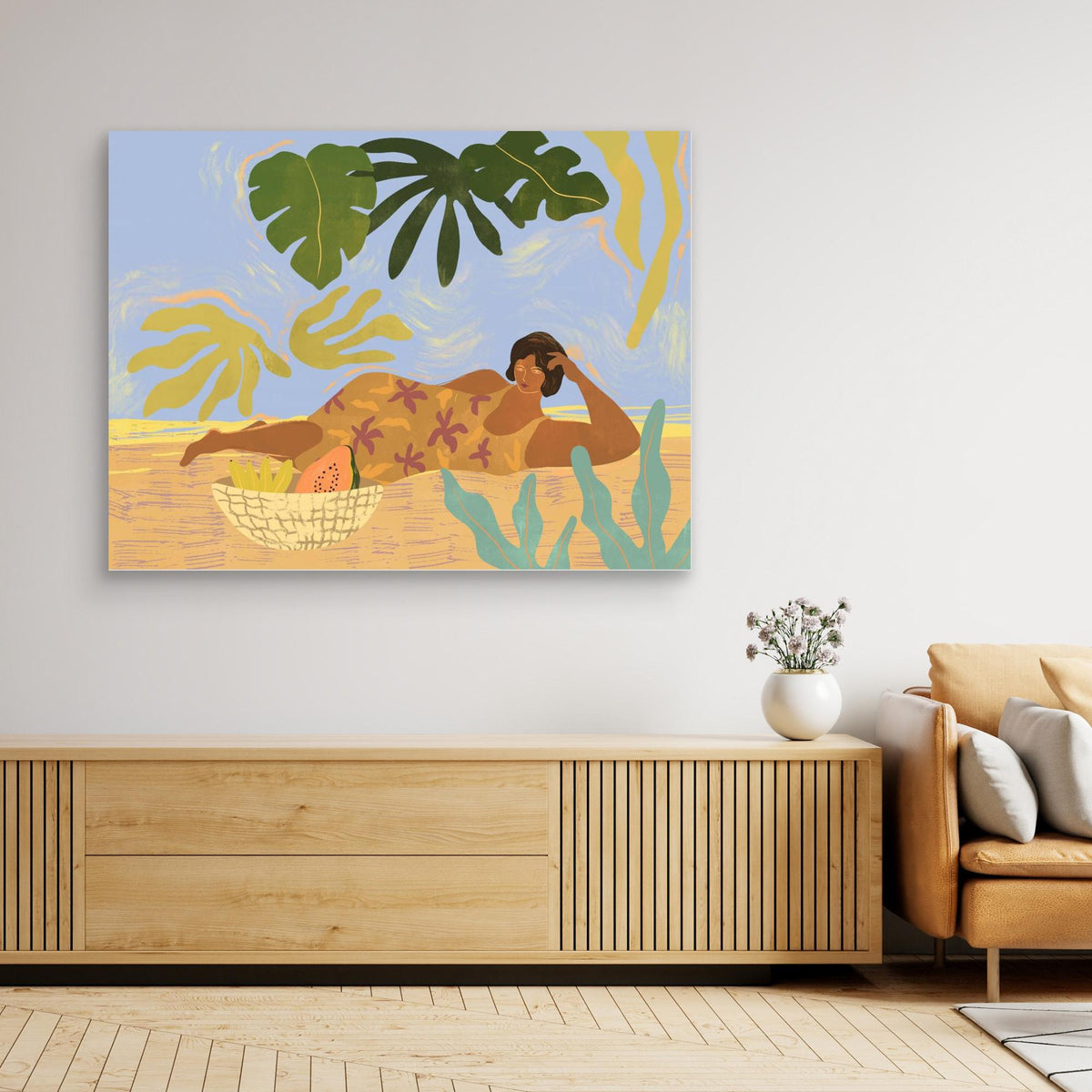 Canvas Print - Lazyday by Arty Guava