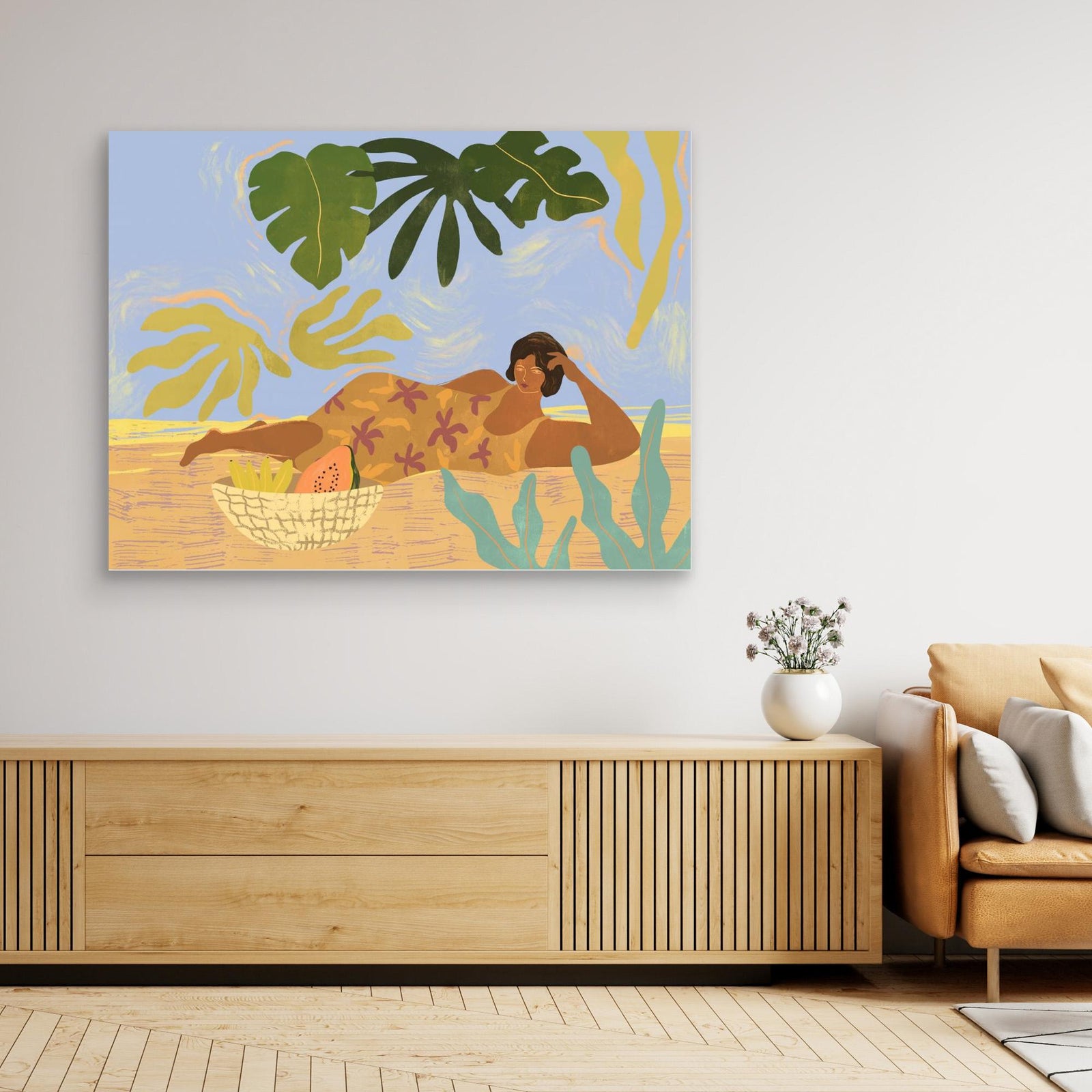 Canvas Print - Lazyday by Arty Guava
