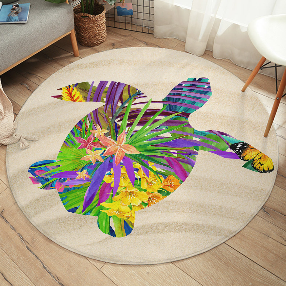 Sandy Bay Round Area Rug