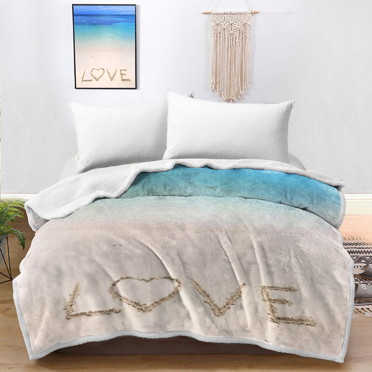 Sandy Love Bedspread Blanket
