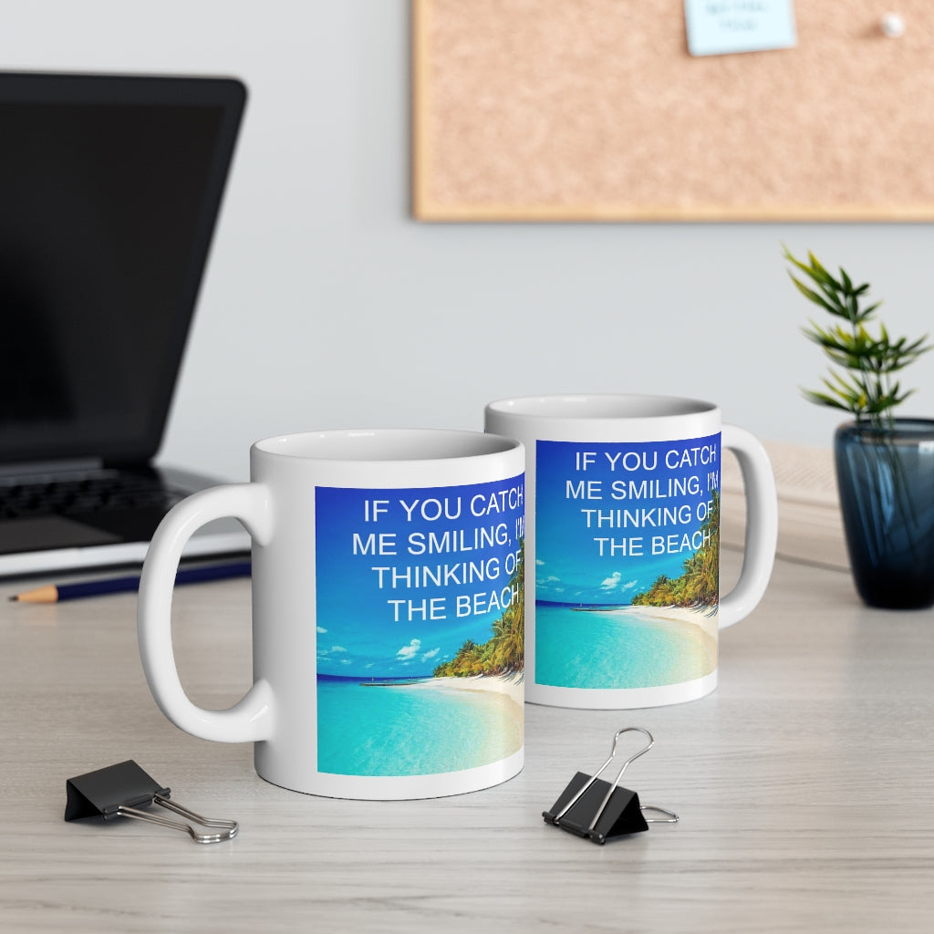 Thinking of the Beach Ceramic Mug