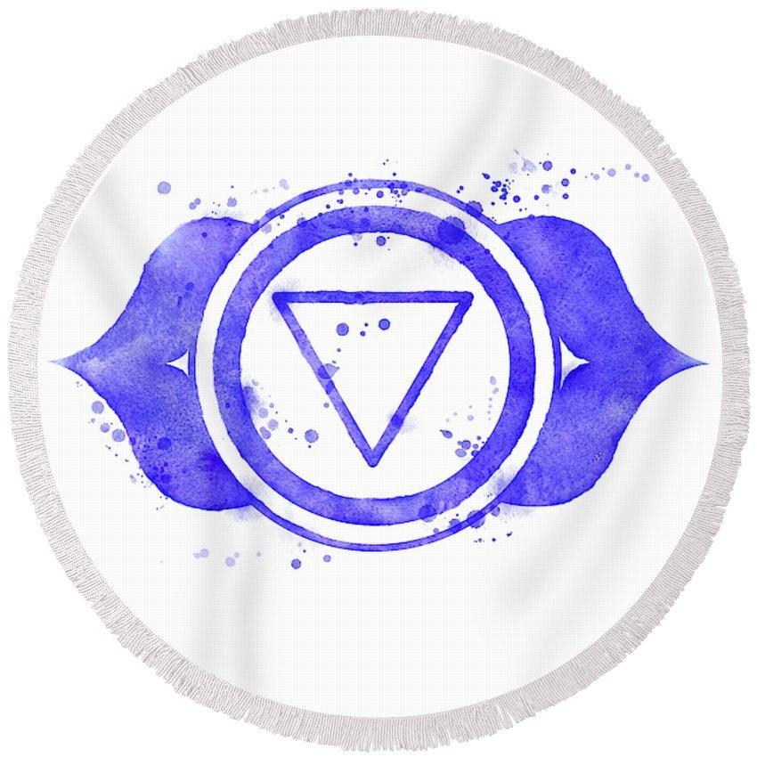 7 Chakras Round Beach Towel Collection
