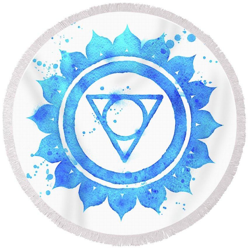 7 Chakras Round Beach Towel Collection