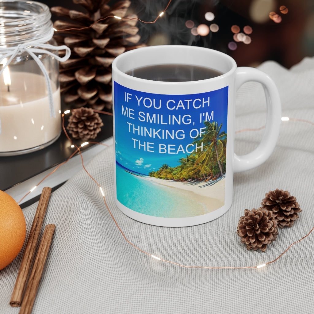 Thinking of the Beach Ceramic Mug