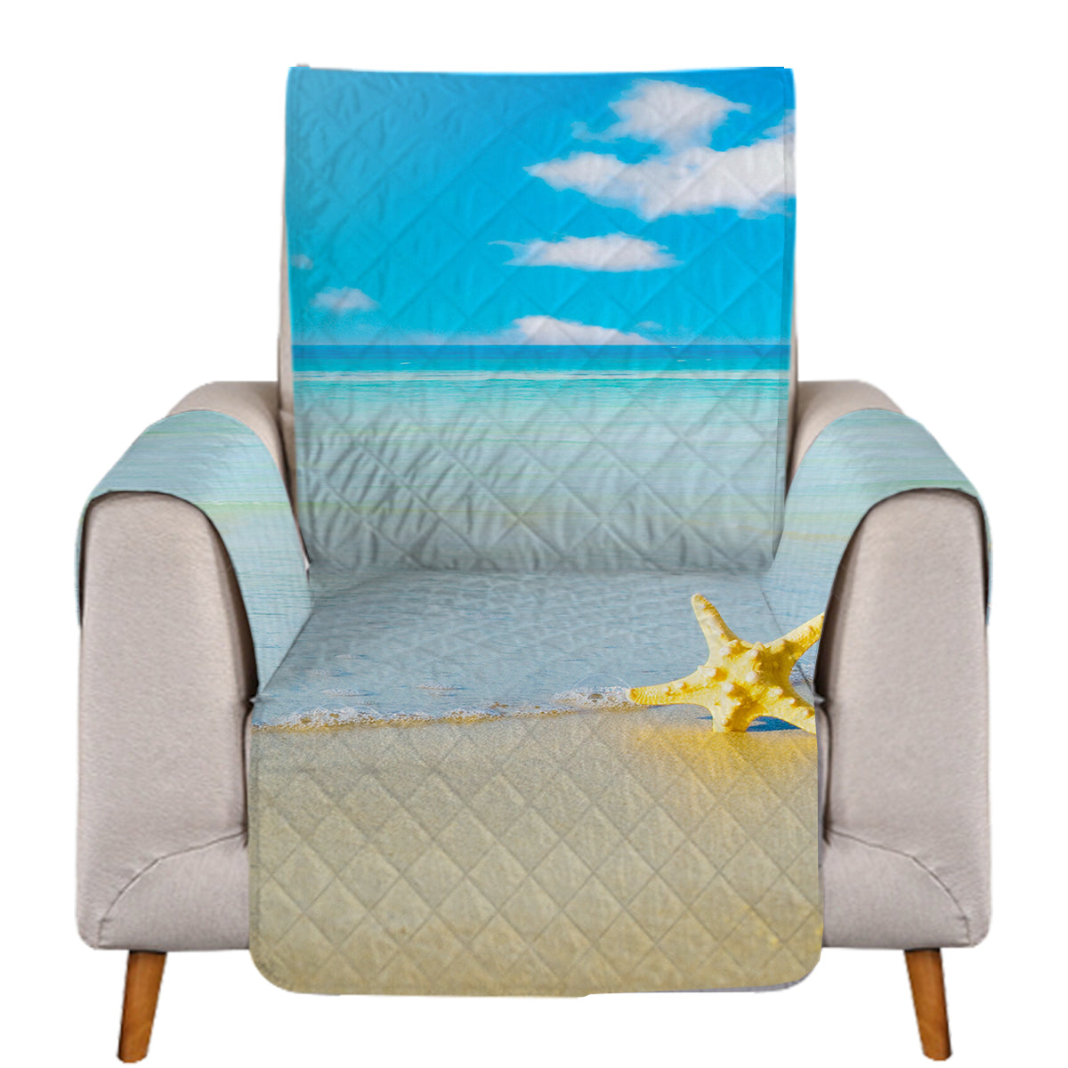 Beach Please Sofa Cover
