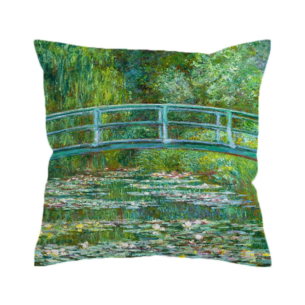 Claude Monet&#39;s The Water Lily Pond Pillow Cover