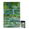 Claude Monet's The Water Lily Pond Sand Free Towel