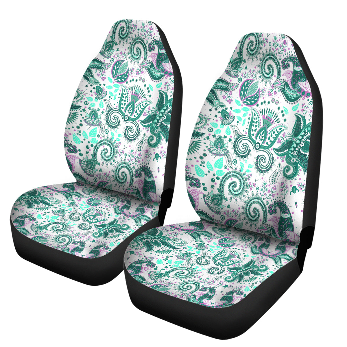 Coastal Paisley Car Seat Cover