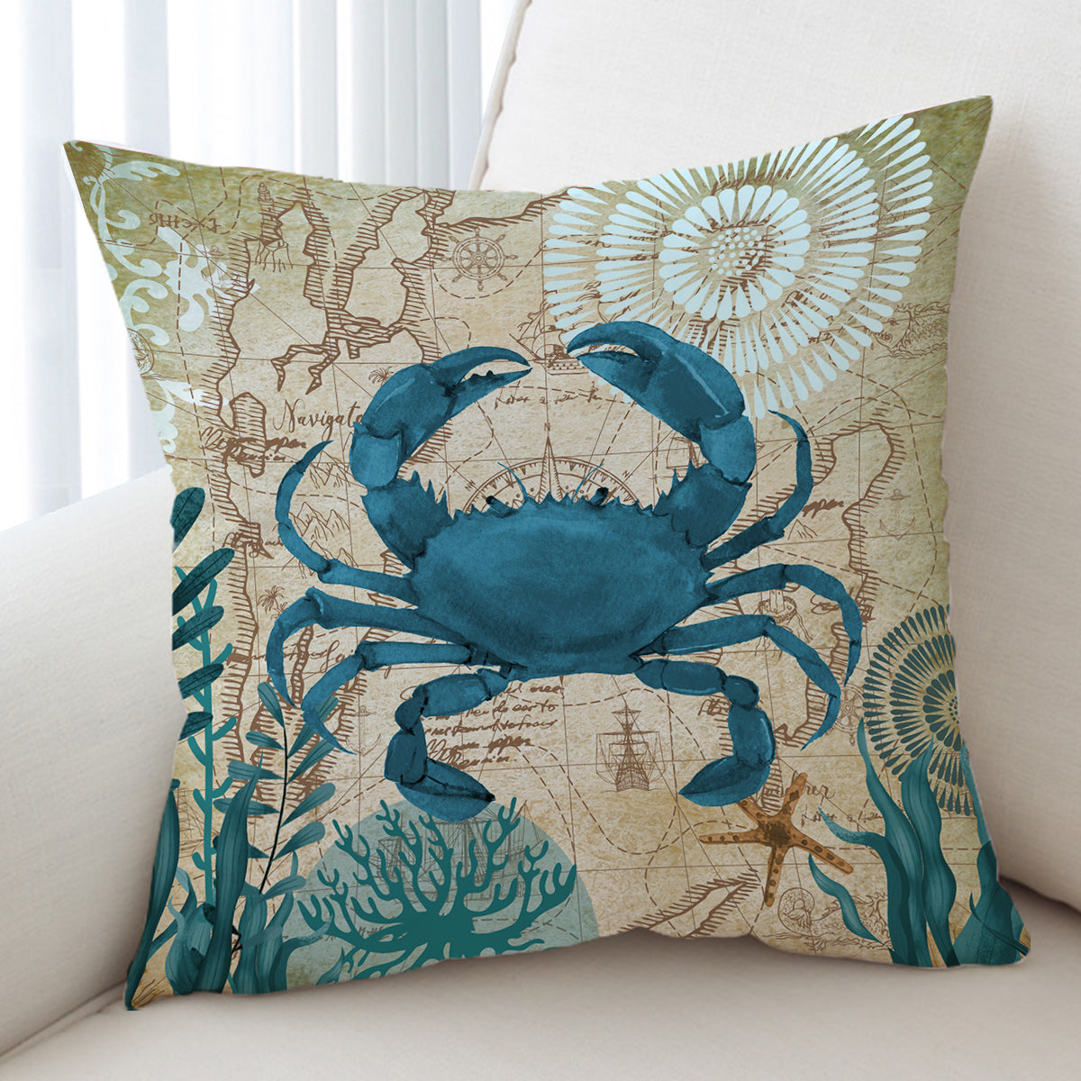 Crab Love Armchair Cover