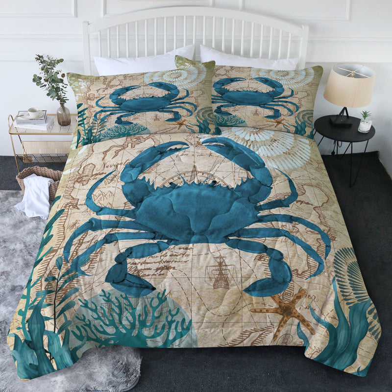 Crab Love Comforter Set