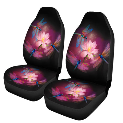 Dragonflies and Lotus Car Seat Cover