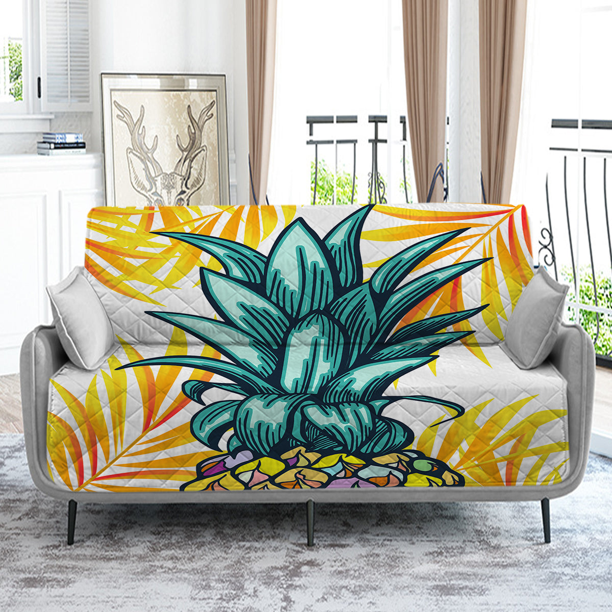 Pineapple Crown Sofa Cover