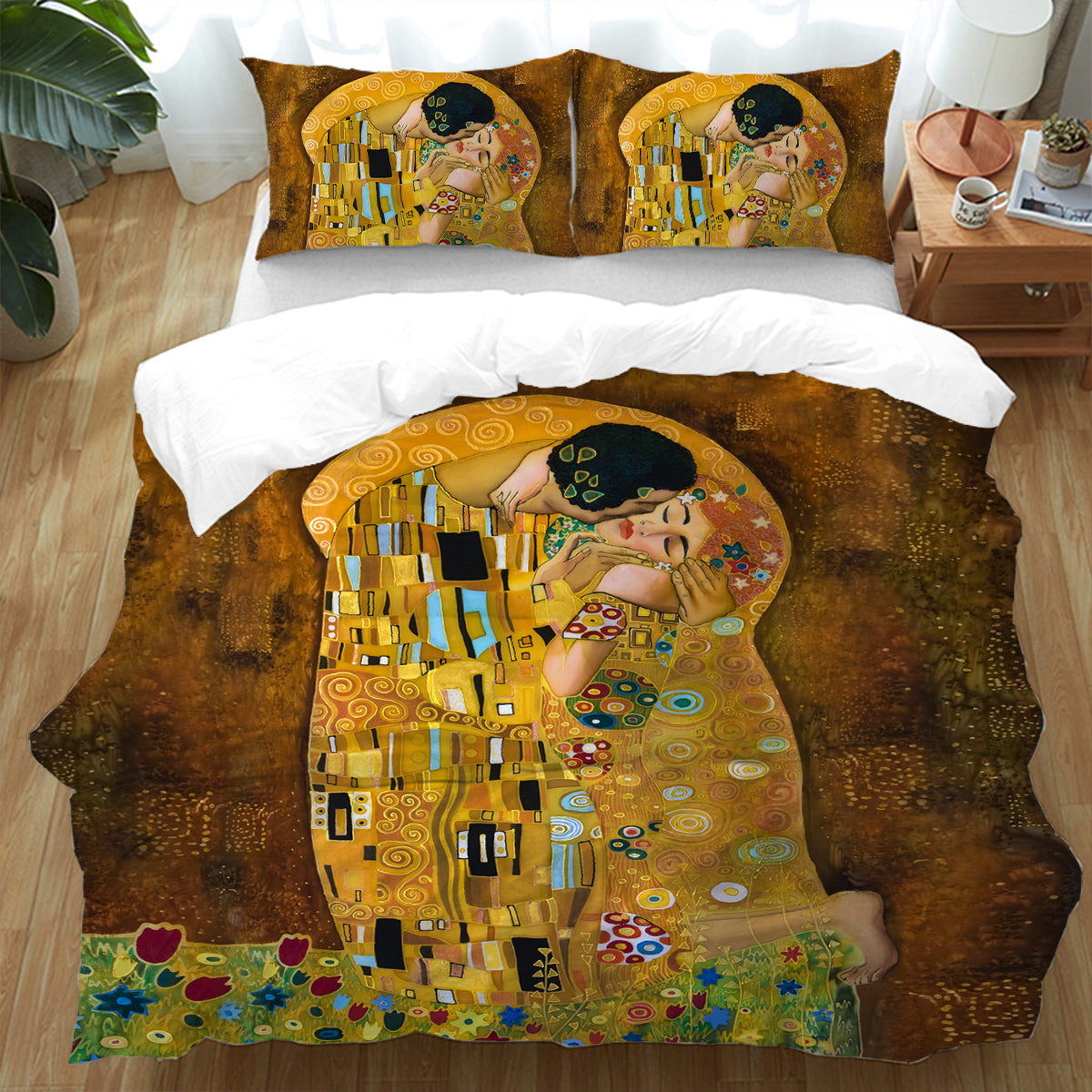 Gustav Klimt&#39;s The Kiss Bedding Set