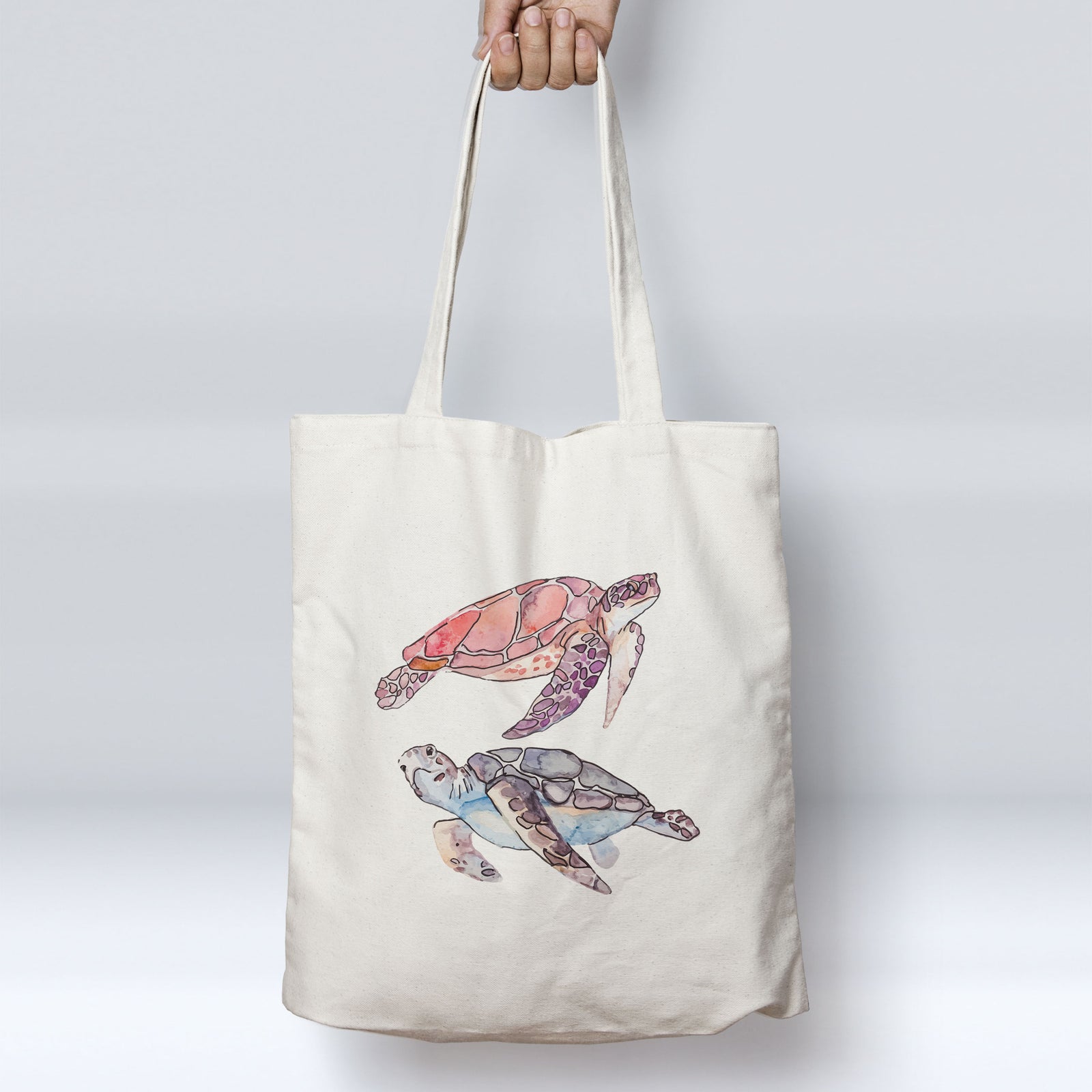 Happy Turtles Beach Tote