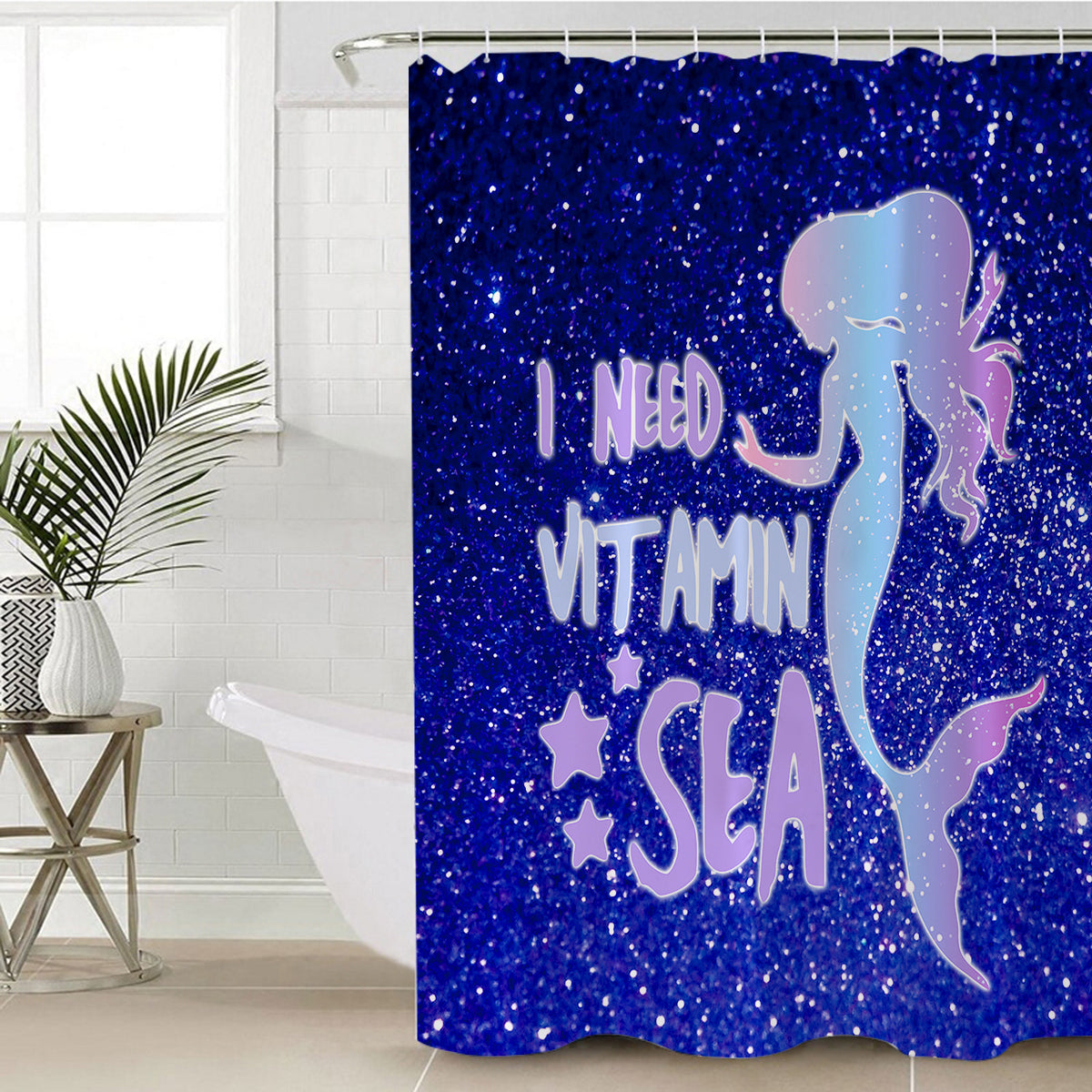 I Need Vitamin Sea Shower Curtain
