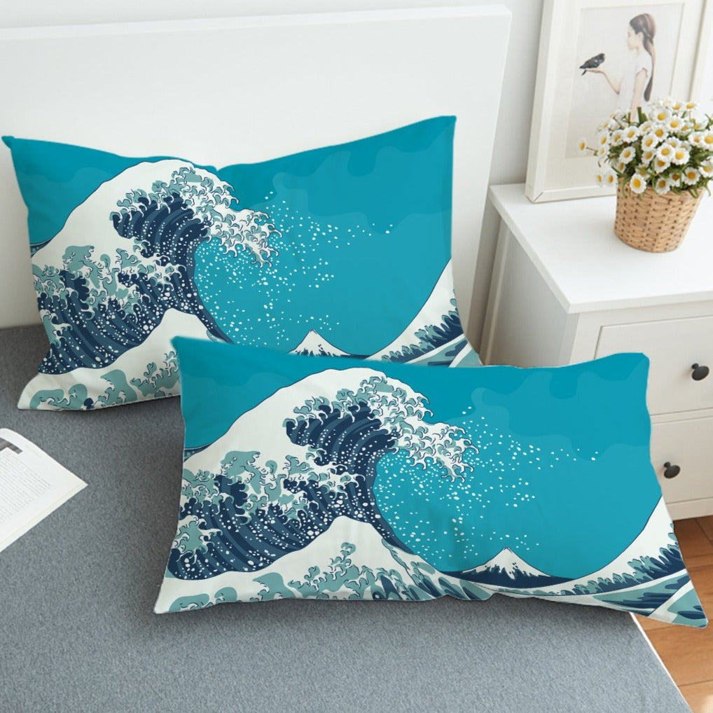 The Great Wave Pillow Sham