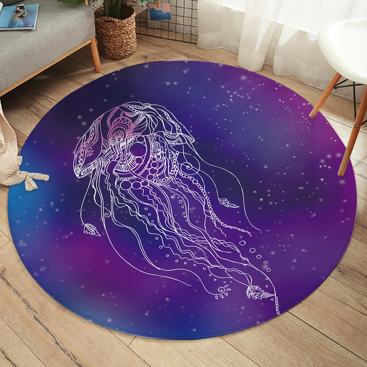 Jelly Dreams Round Area Rug