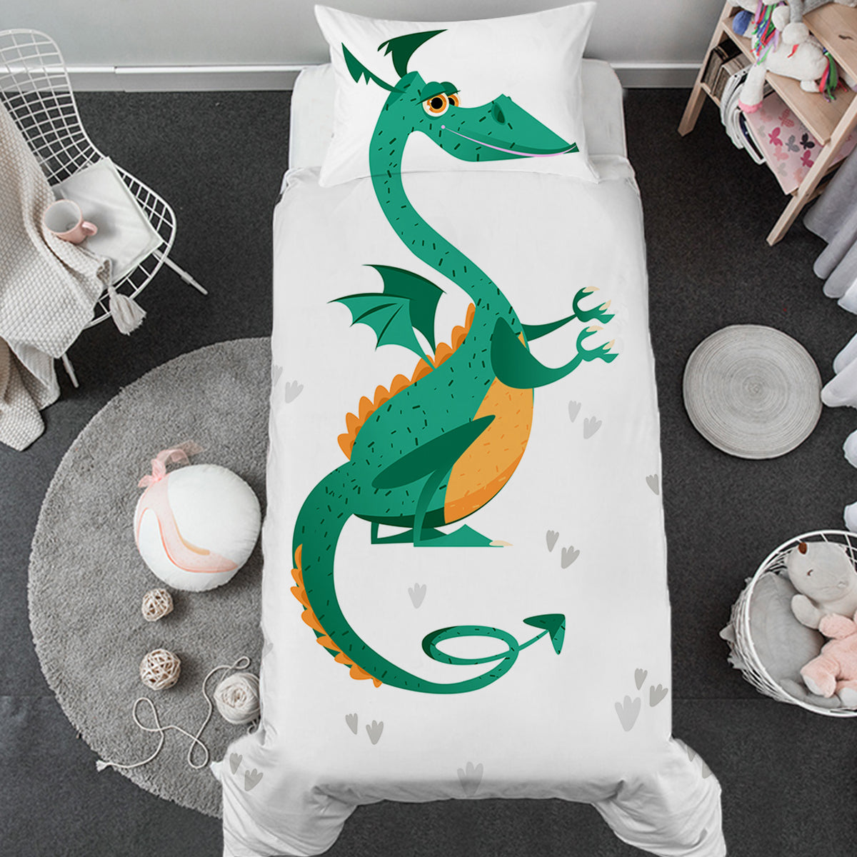 Little Dragon Toddler Bed Set