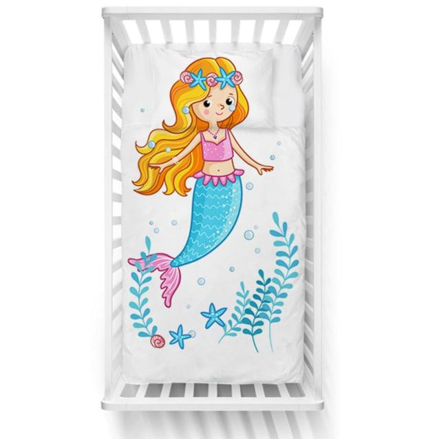 Little Mermaid Crib Bedding