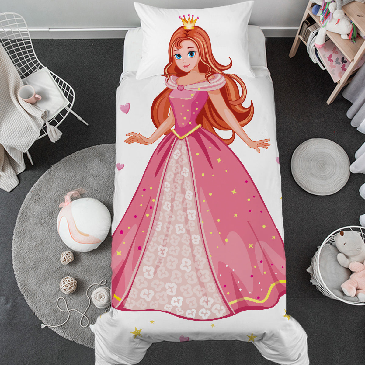 princess dress comforter Twin Princess Vine Kids' Comforter