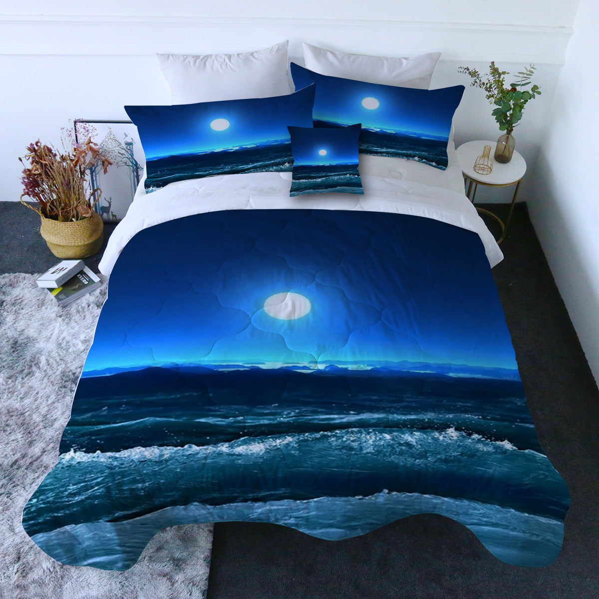 Moonlight Magic Comforter with Shams and Pillow Cover