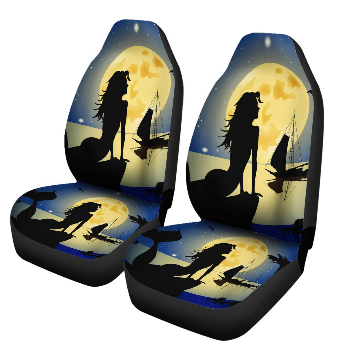 Moonlight Mermaid Car Seat Cover